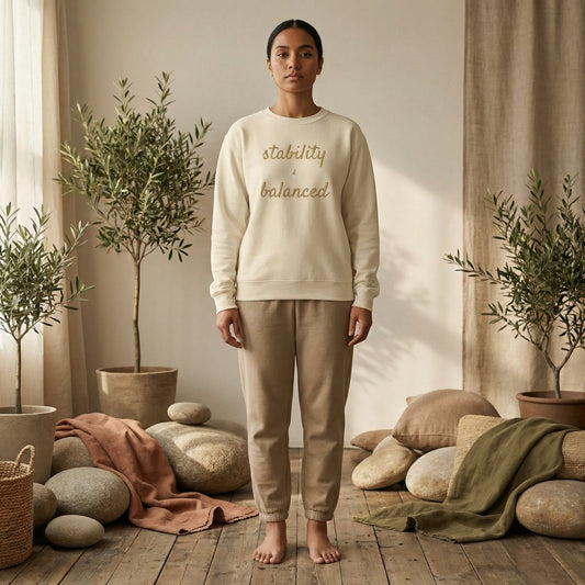Stability & Balanced Classic Crew Sweatshirt