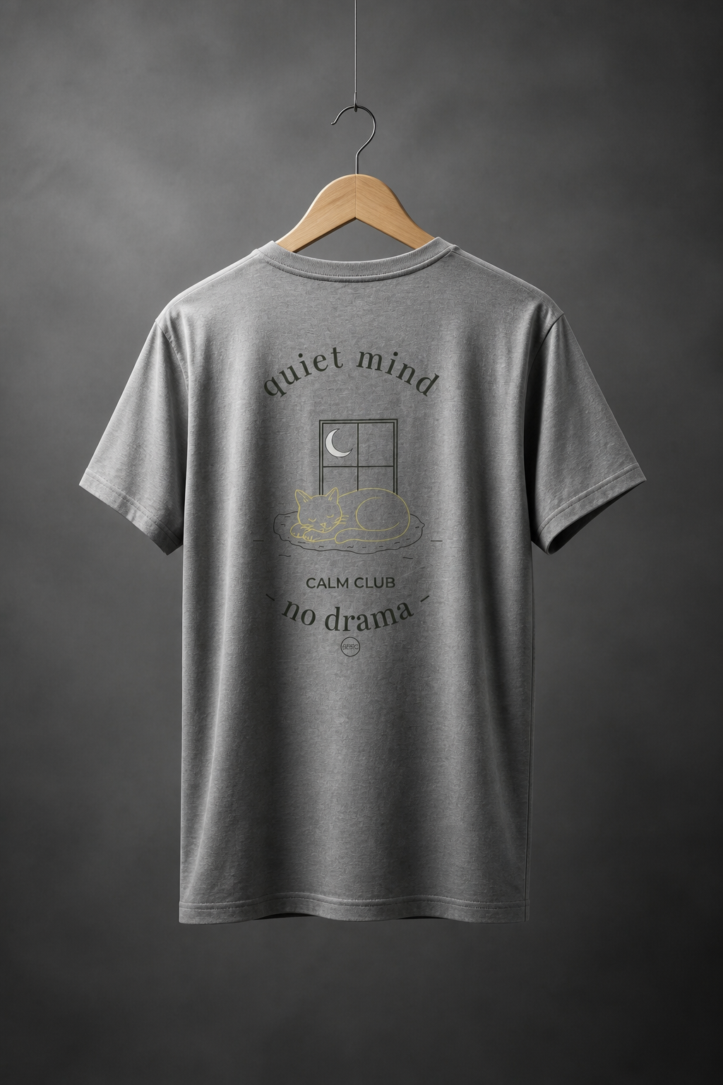 Quiet Mind No Drama Premium Graphic T-Shirt
