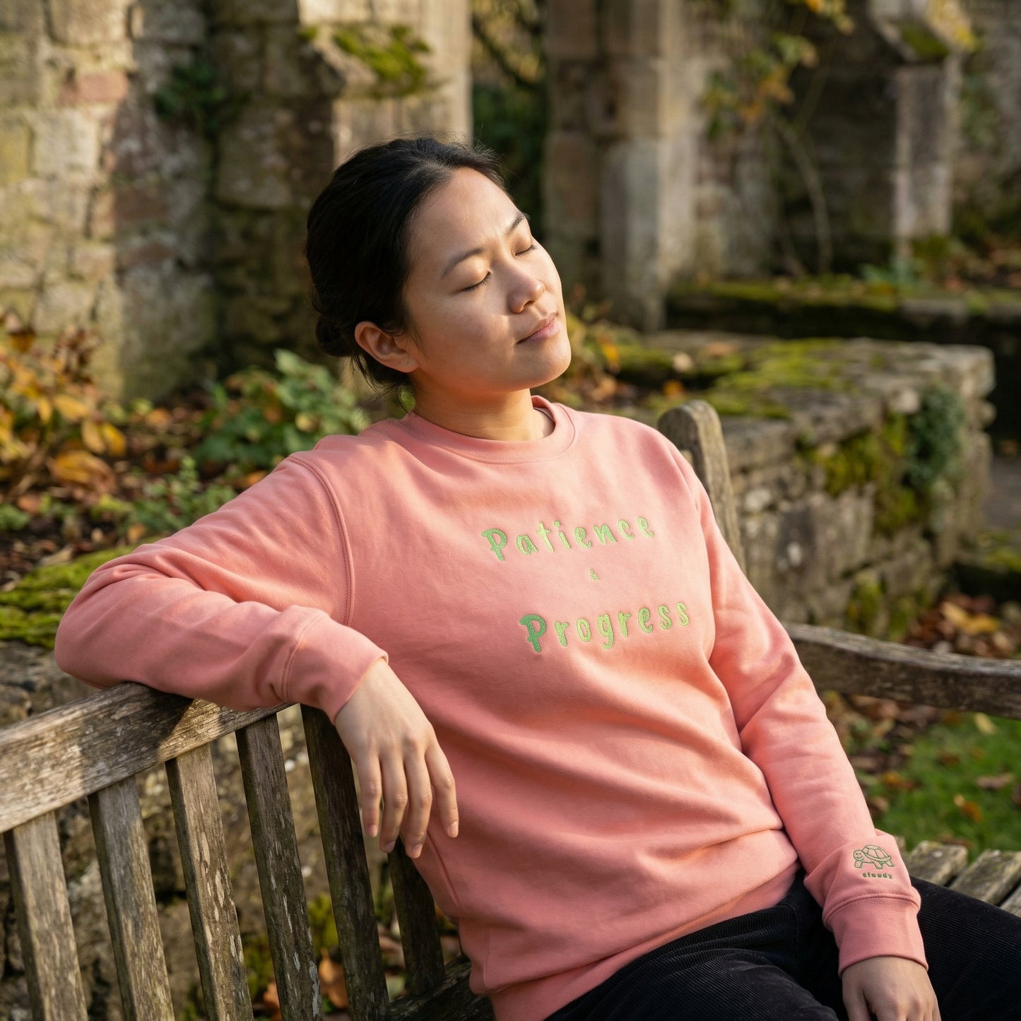 Patience & Progress Classic Crew Sweatshirt