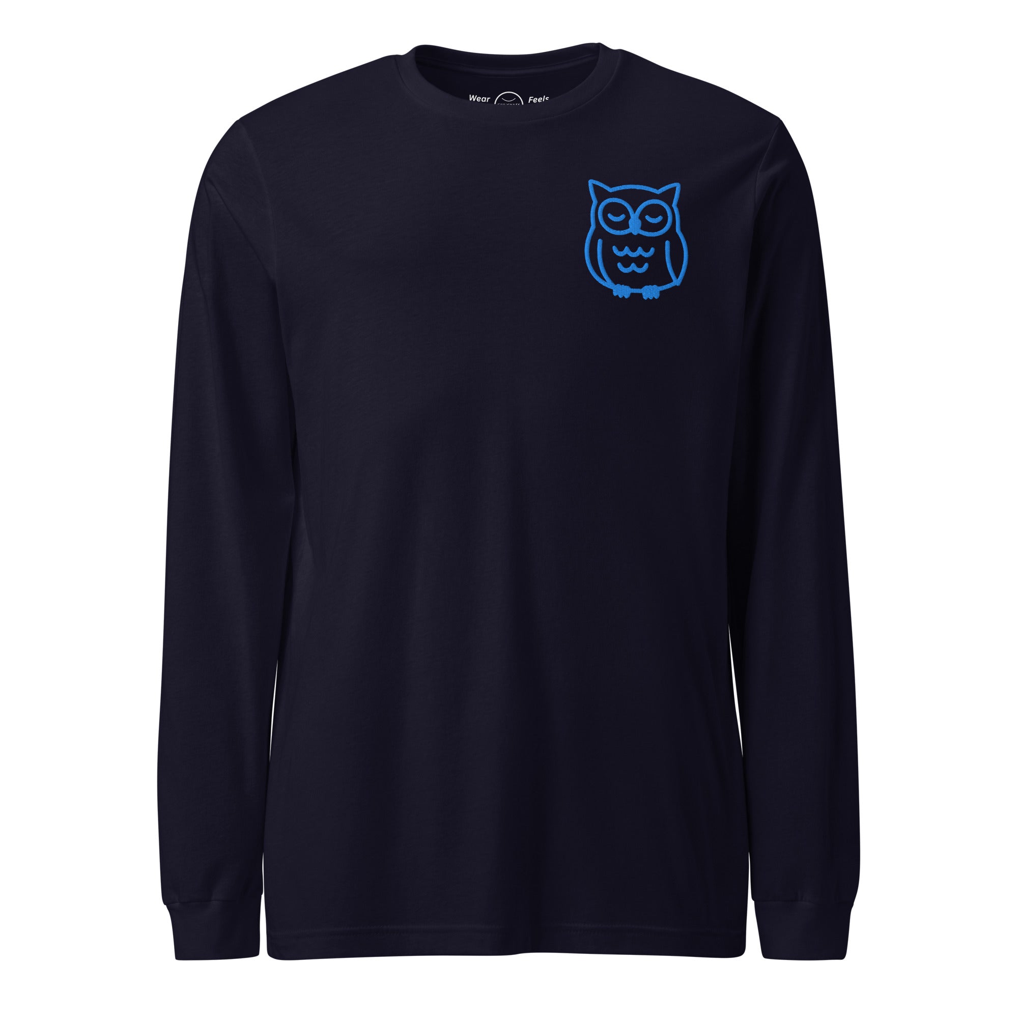 トップス everyone logo long sleeve tee navy Dream Classic Long Sleeve Tee - Soft Cotton Crewneck Shirt