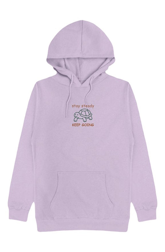 Stay Steady Keep Going Lightweight Pullover Hoodie