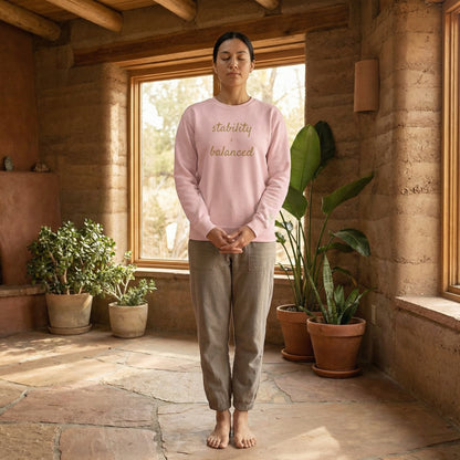 Stability & Balanced Classic Crew Sweatshirt
