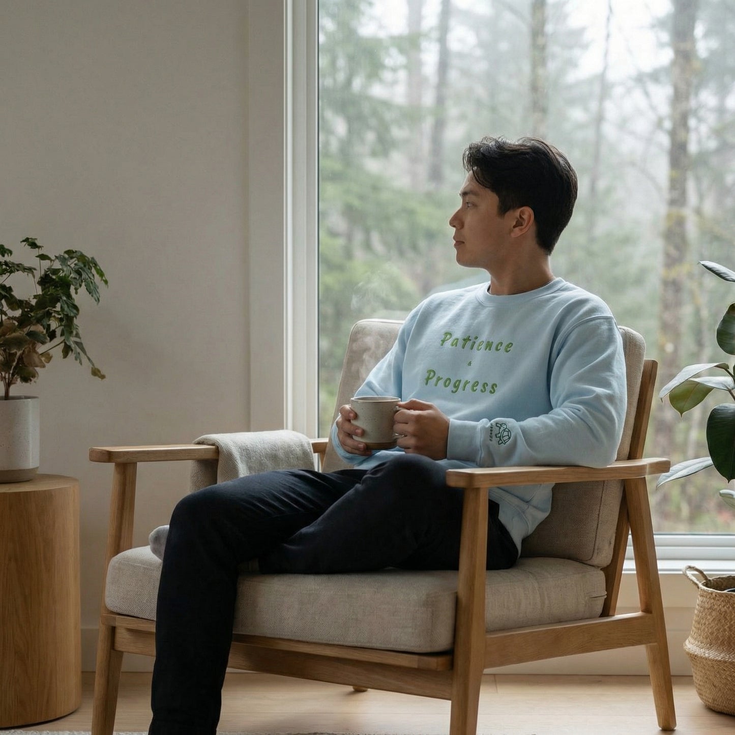 Patience & Progress Classic Crew Sweatshirt