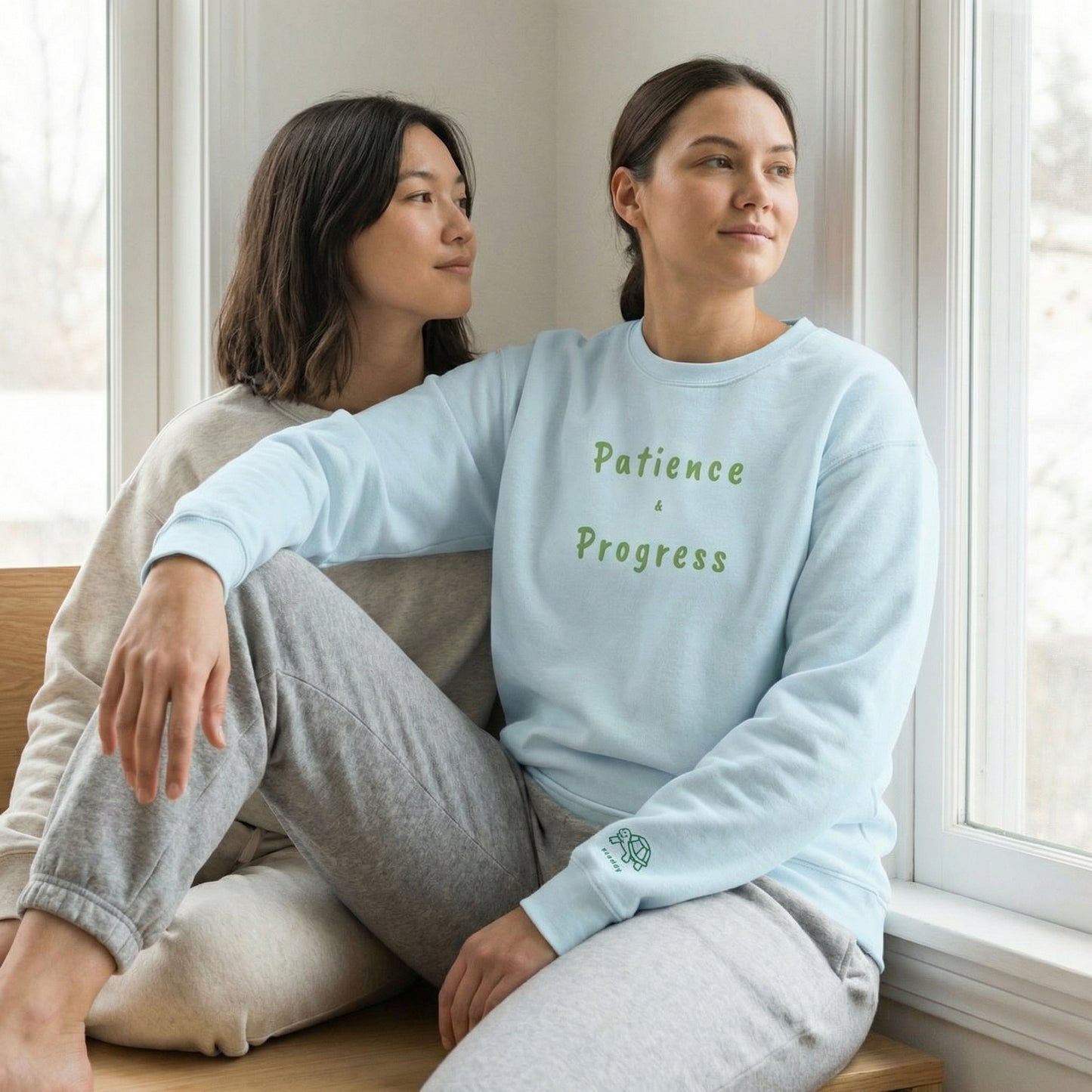 Patience & Progress Classic Crew Sweatshirt