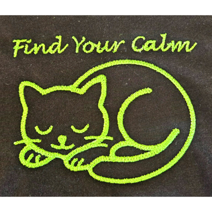 Find Your Calm Embroidered Festival Crop Top