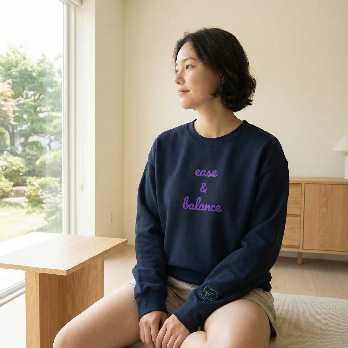 Ease & Balance Classic Crew Sweatshirt