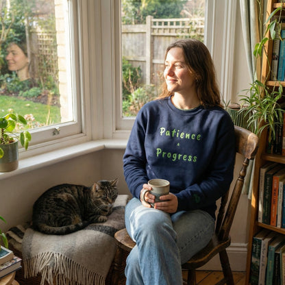 Patience & Progress Classic Crew Sweatshirt