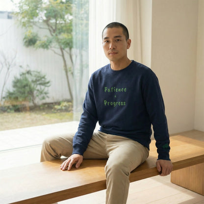 Patience & Progress Classic Crew Sweatshirt