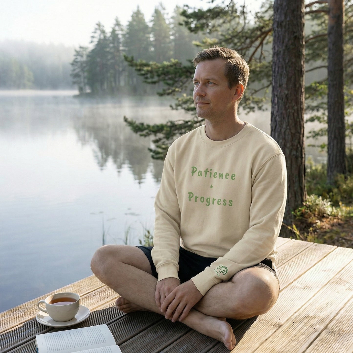 Patience & Progress Classic Crew Sweatshirt