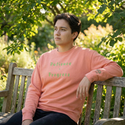 Patience & Progress Classic Crew Sweatshirt