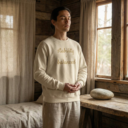 Stability & Balanced Classic Crew Sweatshirt