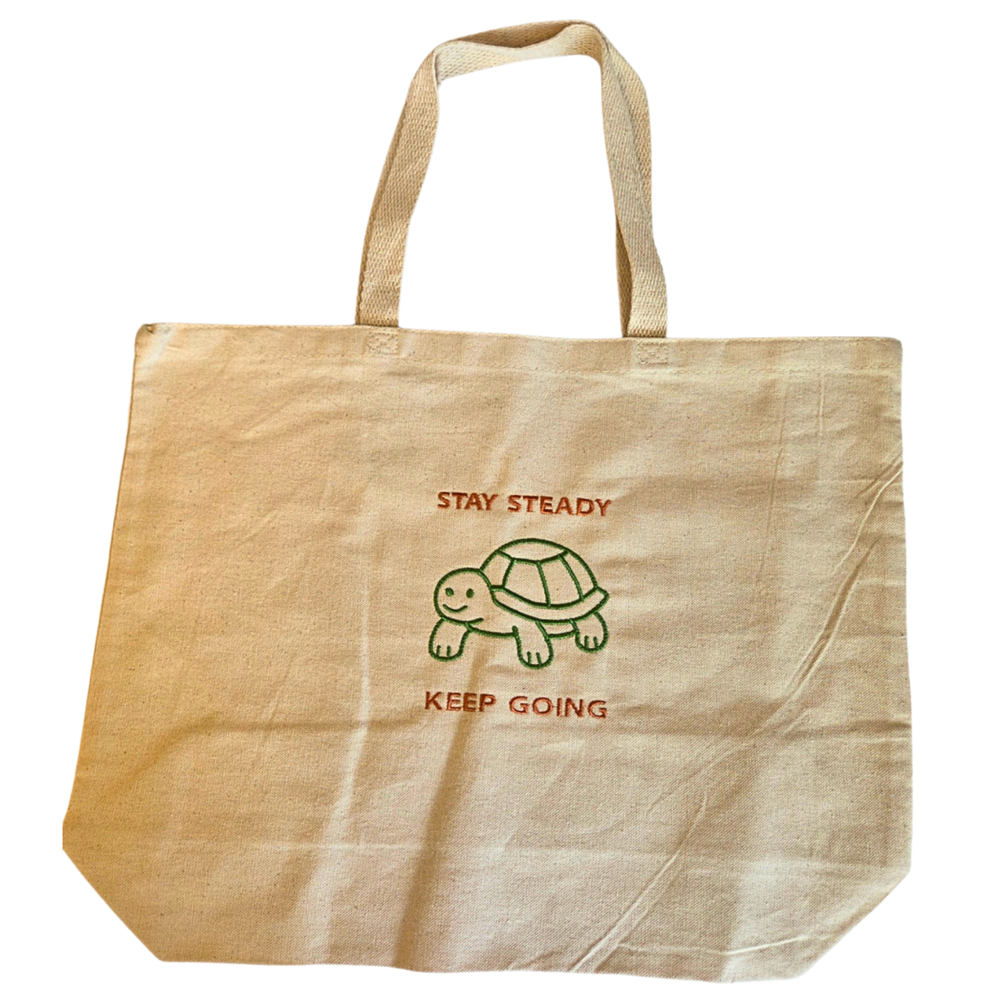Stay Steady Canvas Tote