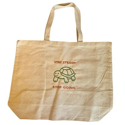 Stay Steady Canvas Tote