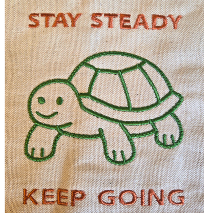 Stay Steady Canvas Tote