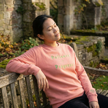 Patience & Progress Classic Crew Sweatshirt