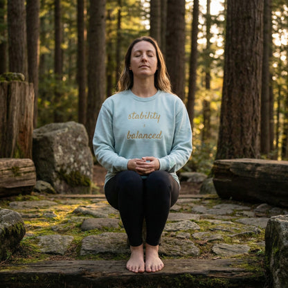 Stability & Balanced Classic Crew Sweatshirt