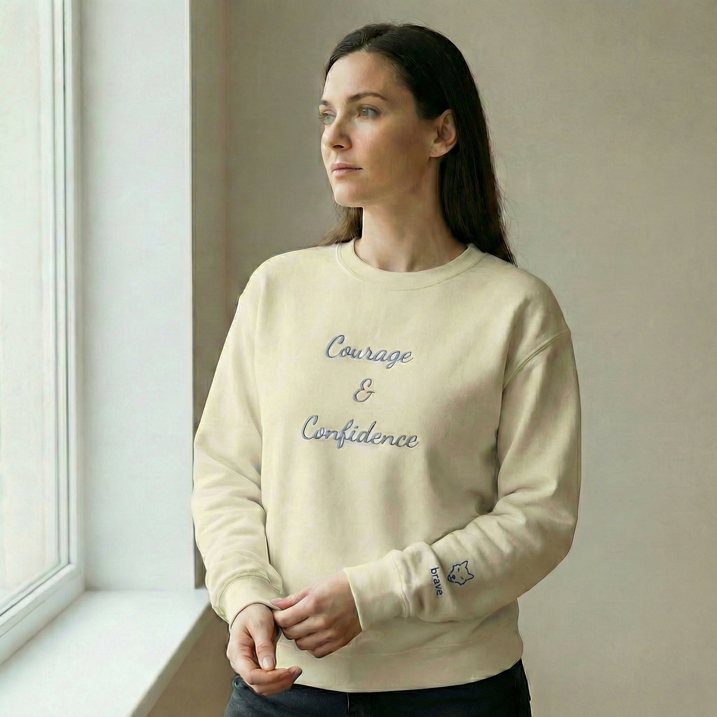 Courage & Confidence Classic Crew Sweatshirt