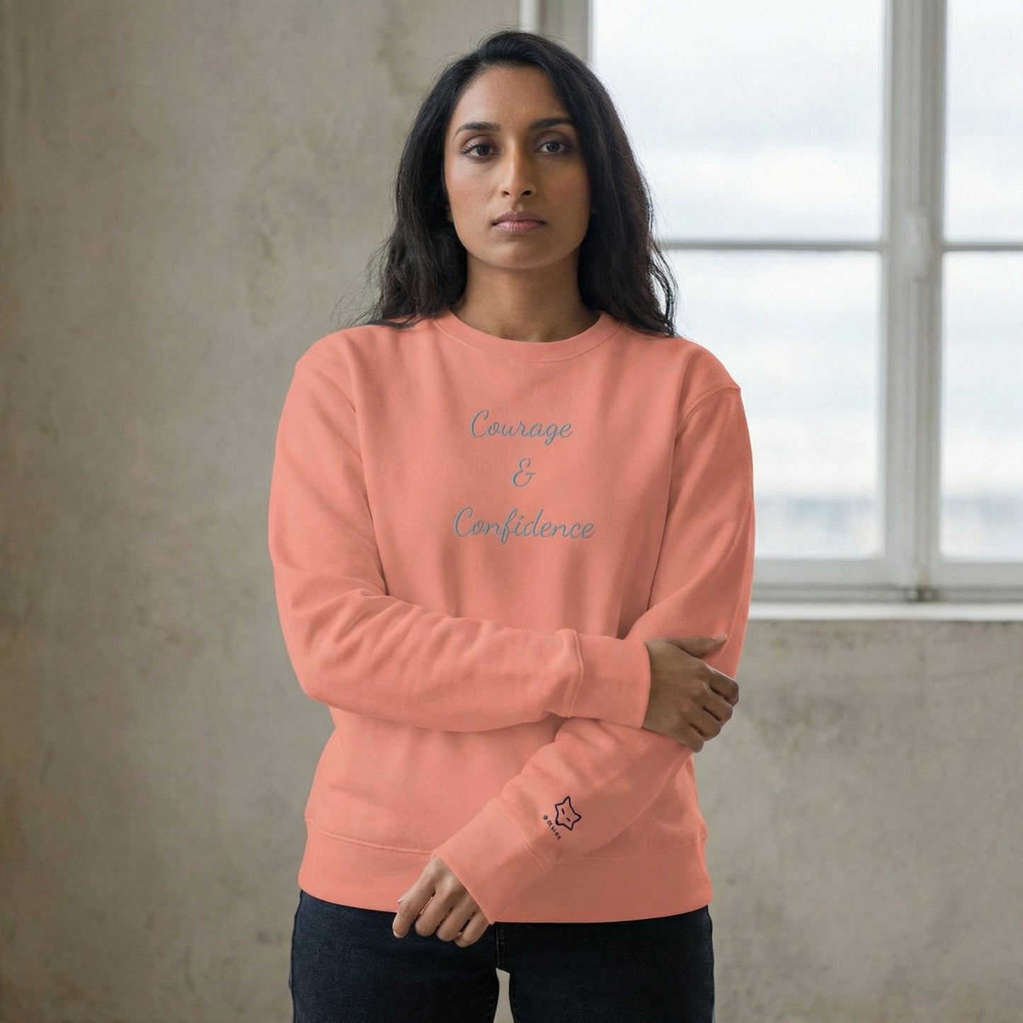 Courage & Confidence Classic Crew Sweatshirt