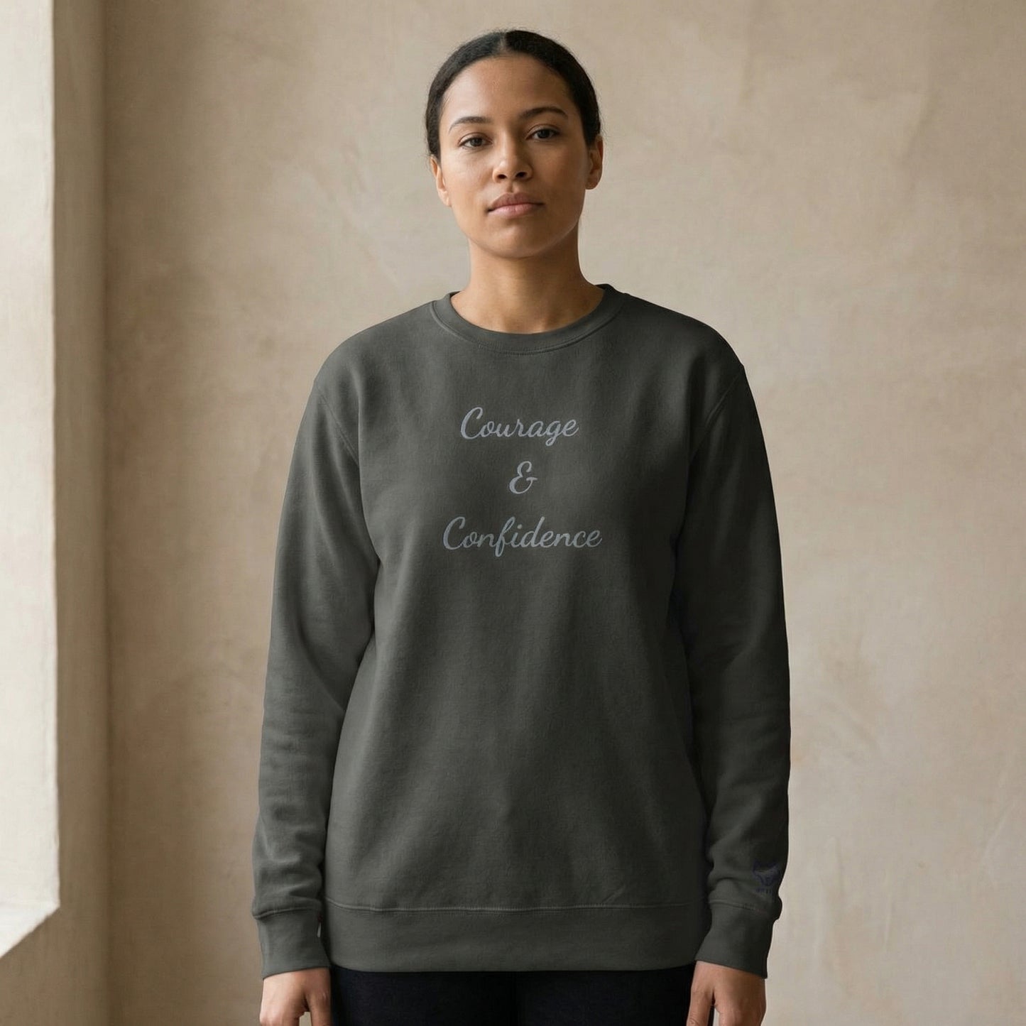 Courage & Confidence Classic Crew Sweatshirt