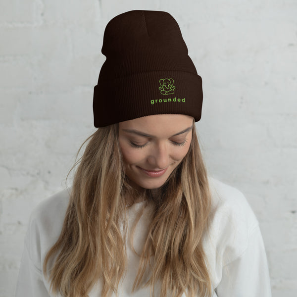 Grounded Classic Beanie - Warm Hypoallergenic Knit Hat – Chuckles