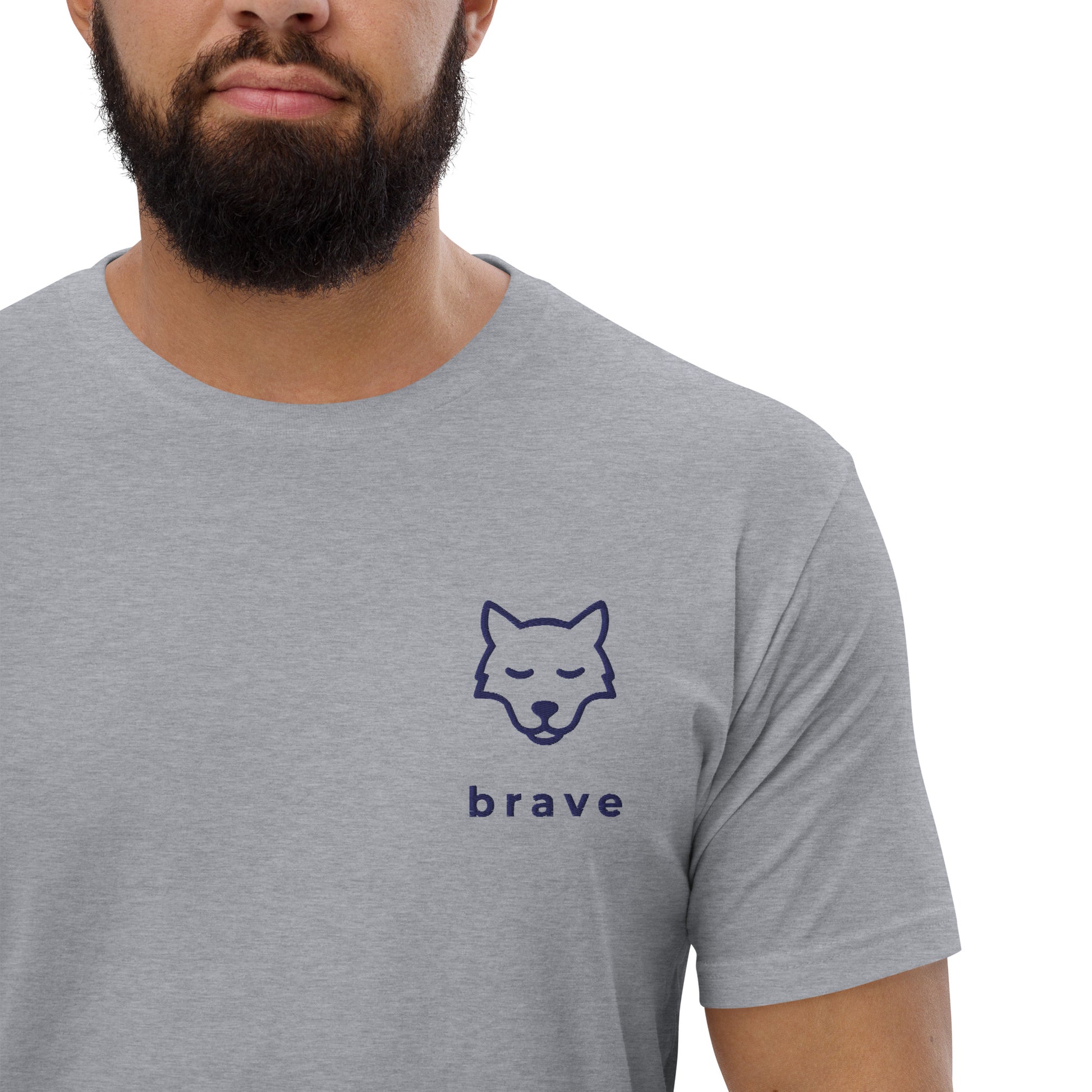 Brave T-shirt- Heather Grey