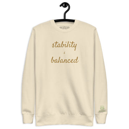 Stability & Balanced Classic Crew Sweatshirt