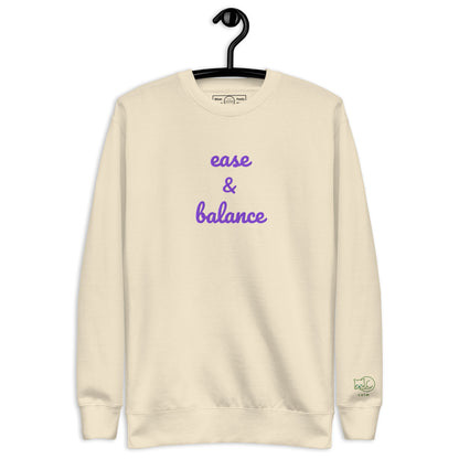 Ease & Balance Classic Crew Sweatshirt