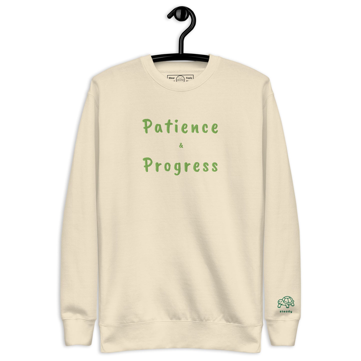 Patience & Progress Classic Crew Sweatshirt
