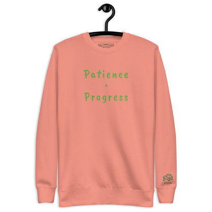 Patience & Progress Classic Crew Sweatshirt