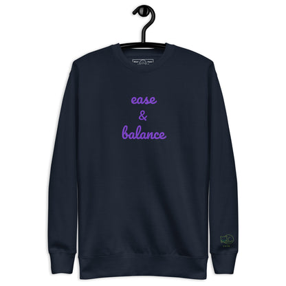 Ease & Balance Classic Crew Sweatshirt