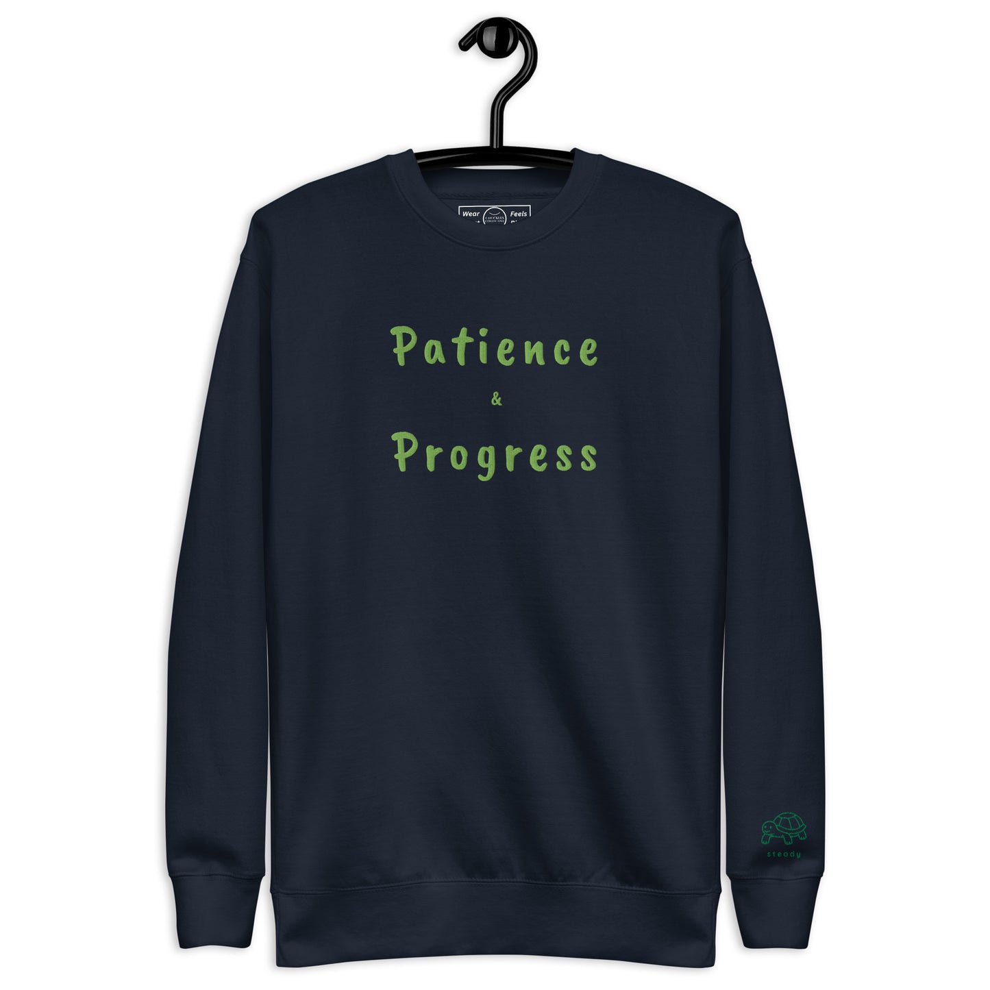 Patience & Progress Classic Crew Sweatshirt