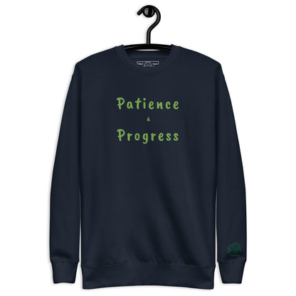 Patience & Progress Classic Crew Sweatshirt