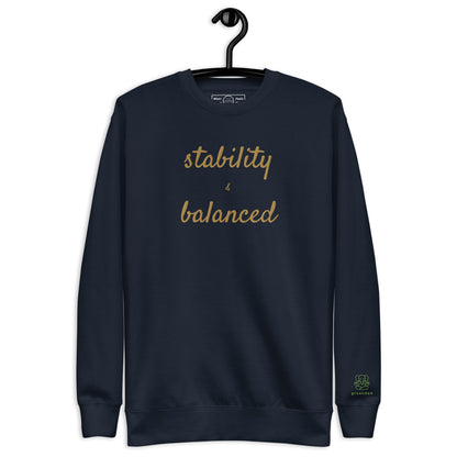 Stability & Balanced Classic Crew Sweatshirt
