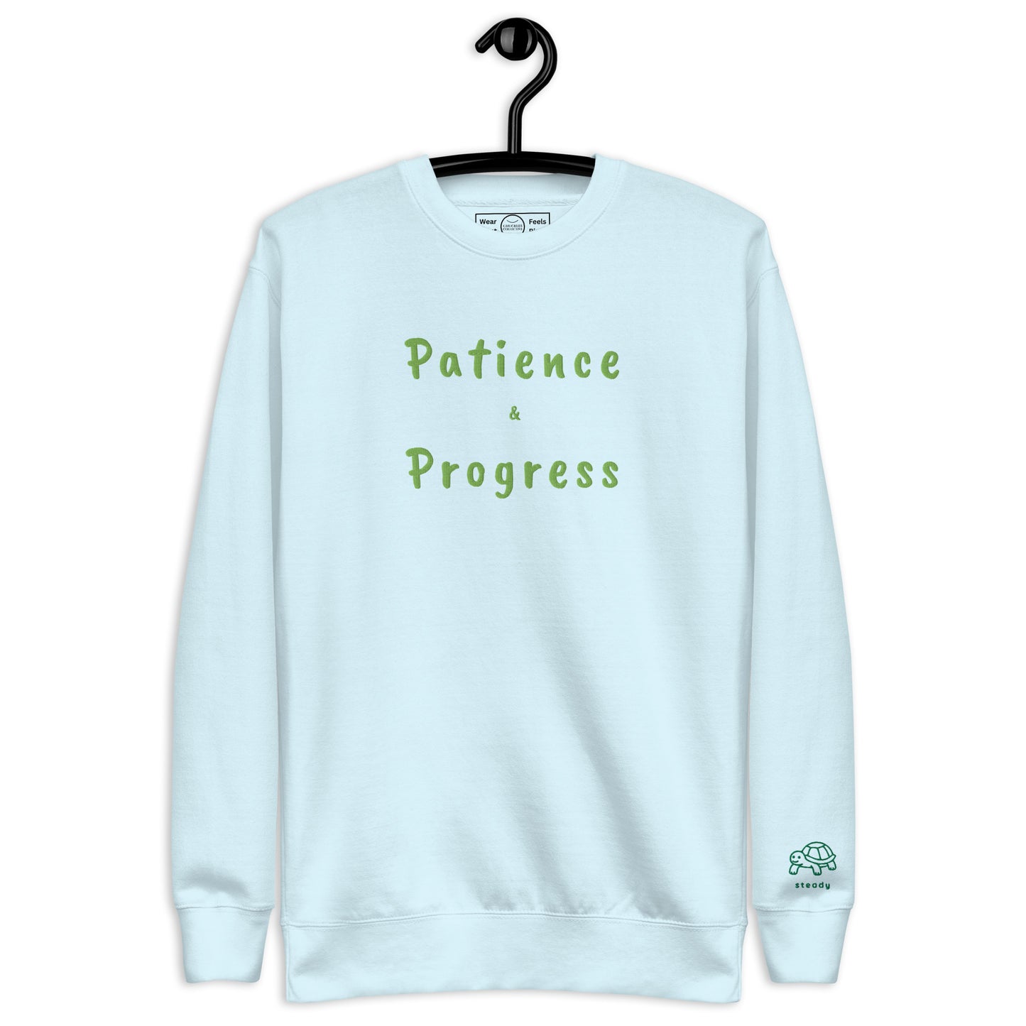 Patience & Progress Classic Crew Sweatshirt