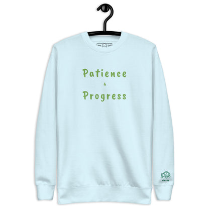Patience & Progress Classic Crew Sweatshirt